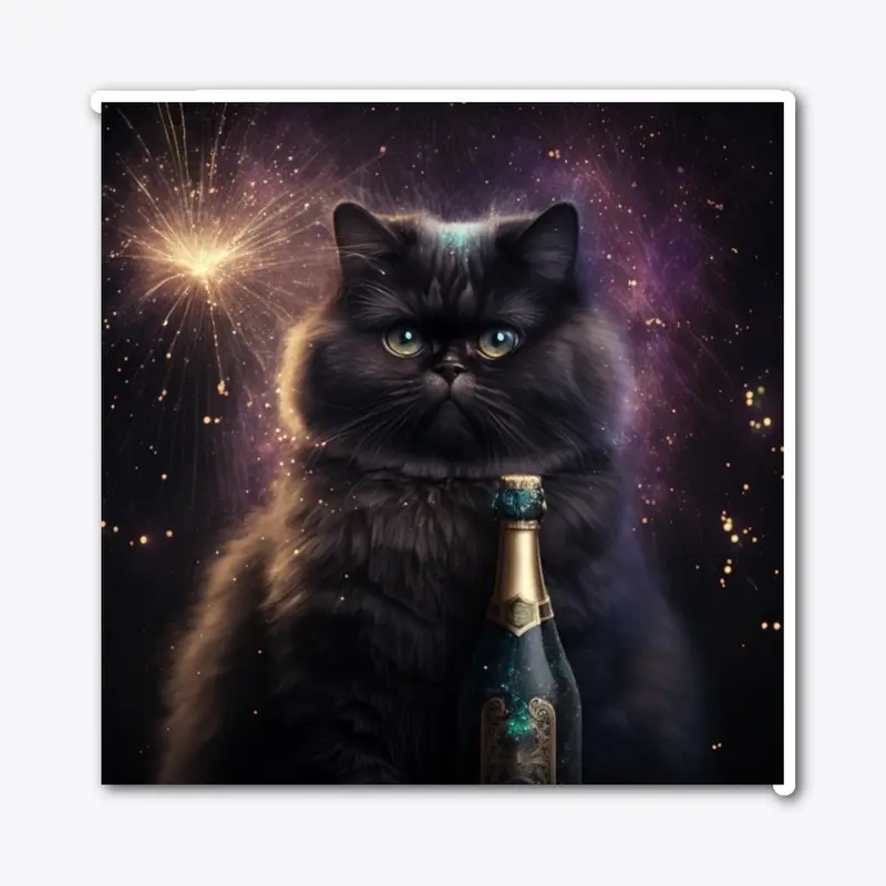 Champagne Cat